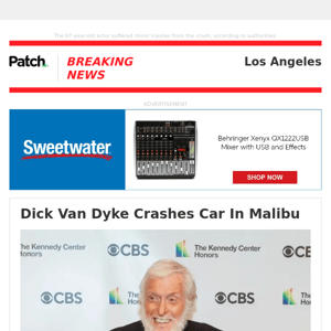 Dick Van Dyke, 97, Crashes Car; Suffers Mild Injuries – Wed 11:20:33AM