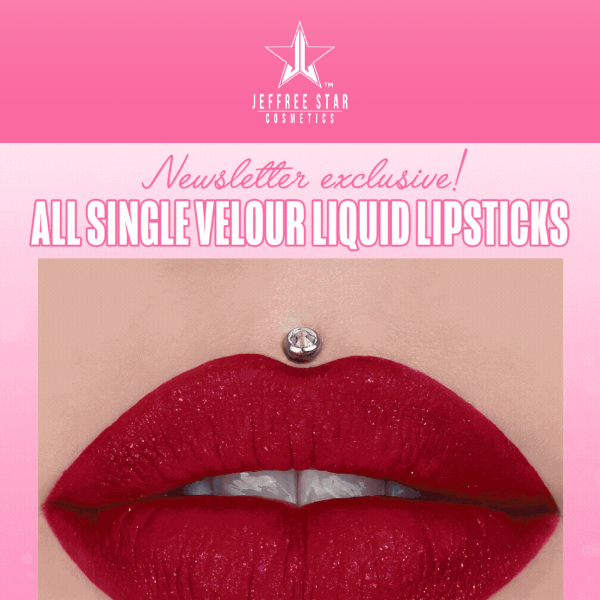 Single Velour Liquid Lipsticks are $9! 🚨