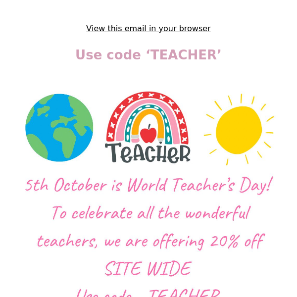 Celebrate A Wonderful Teacher