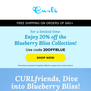 20% off the Blueberry Bliss Collection!