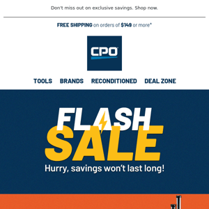New Flash Sale Starts Today! Save Big on FEIN + More Top Brands