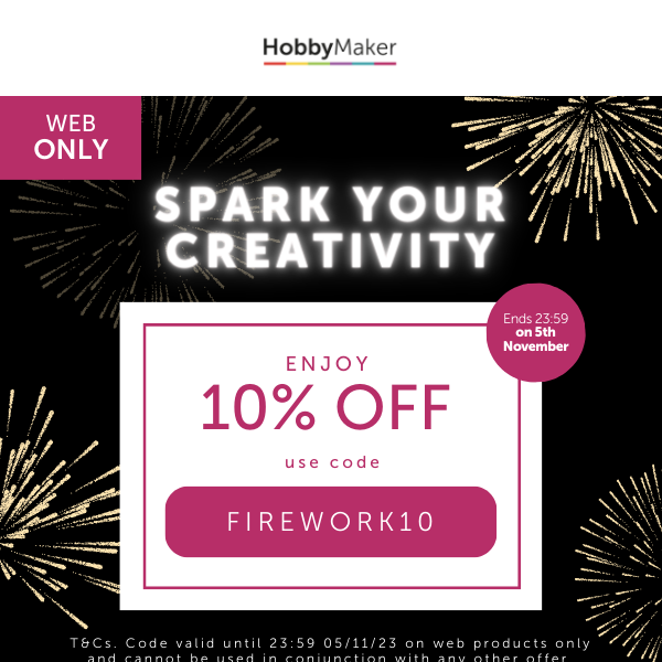 10% OFF 🎆 The savings are shining bright this weekend!