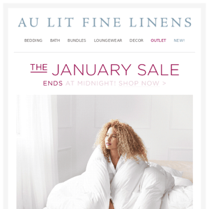 The January Sale Ends Tonight!