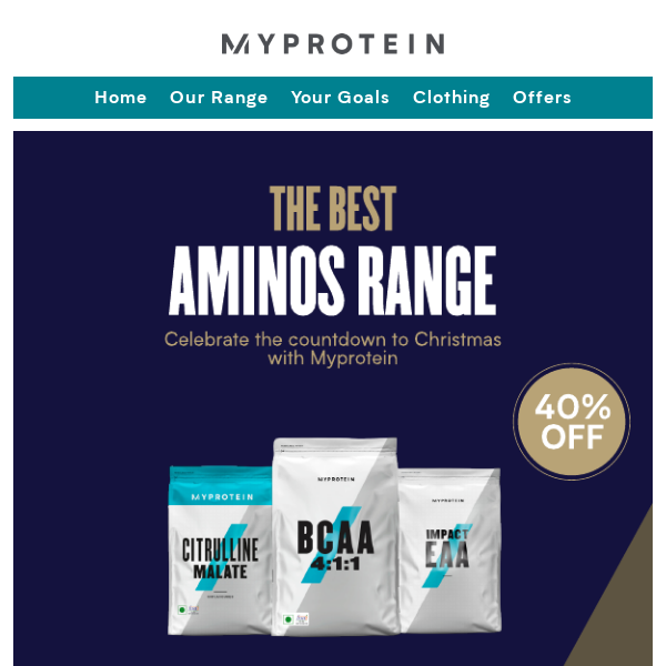 Choosy about your Aminos ? We've got them all @40% OFF