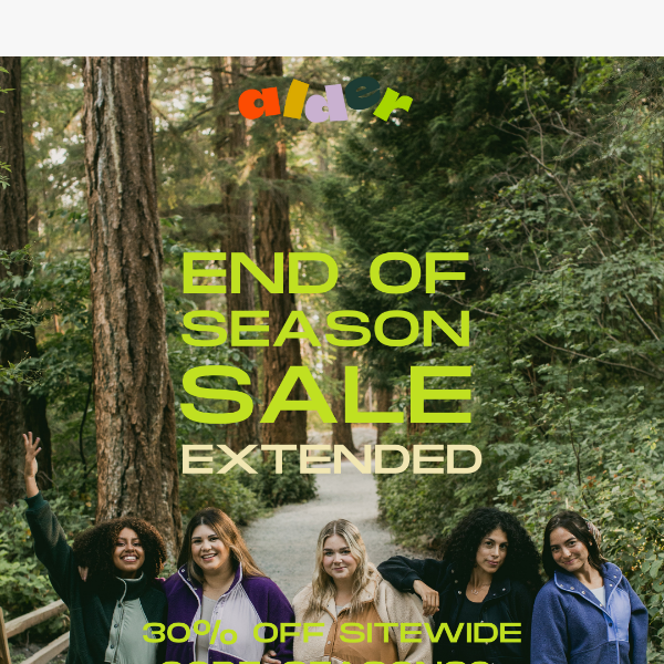 END OF SEASON SALE: EXTENDED 🎉