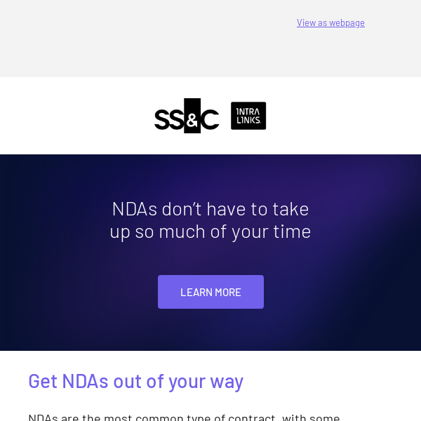 Say goodbye to your NDA hassles