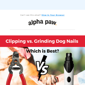 Clipping vs. Grinding Dog Nails - Which is Best ❓