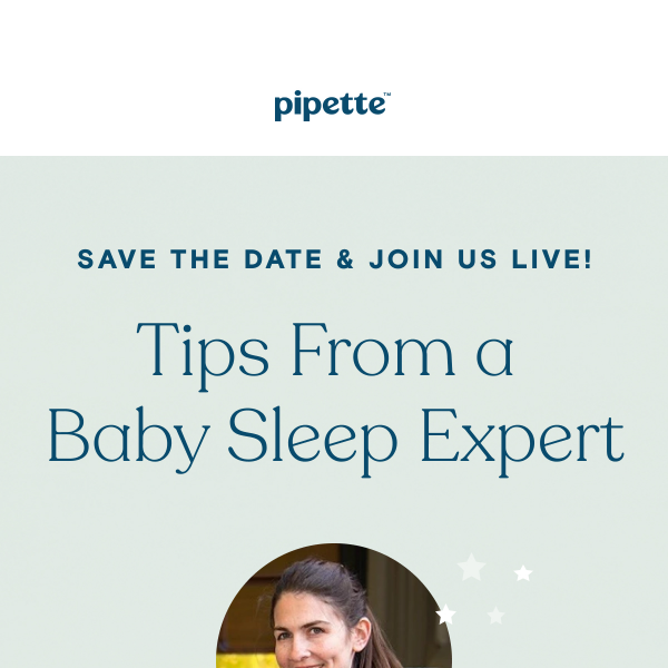 Save the date! LIVE event with a baby sleep scientist, next Thursday, Mar 2