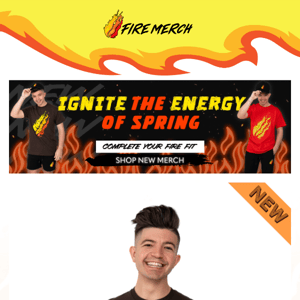 New Fire Merch Drop! 🔥 Ignite the Energy of Spring ✨