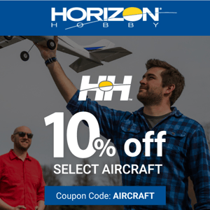 10% Off Select Aircraft!