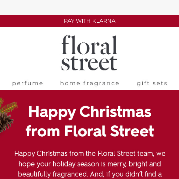 Happy Christmas from the Floral Street team 🎄