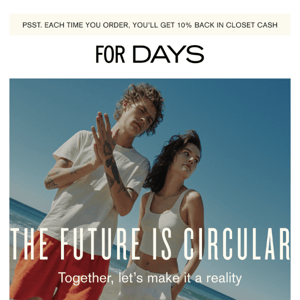 THE FUTURE IS CIRCULAR