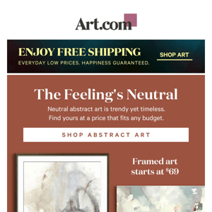 Neutral abstracts are trending.