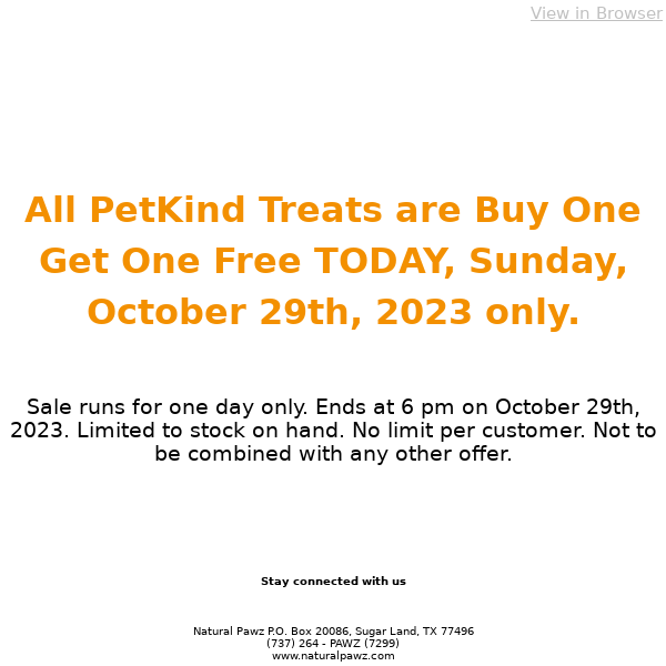 Snacking Sunday Sale - BOGO PetKind Treats