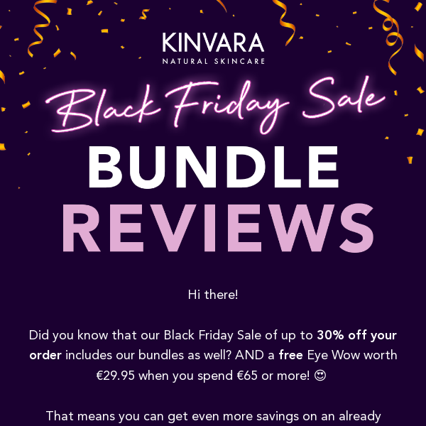 Our Black Friday Bundle Reviews are in! ⭐⭐⭐⭐⭐