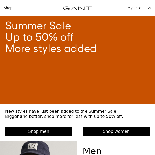 Up to 50% off – More styles added - Gant