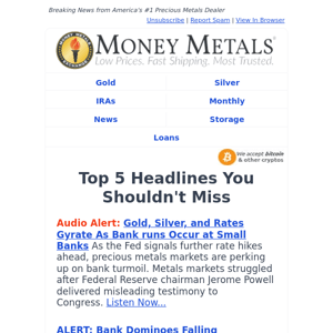 Top 5 Headlines You Shouldn't Miss