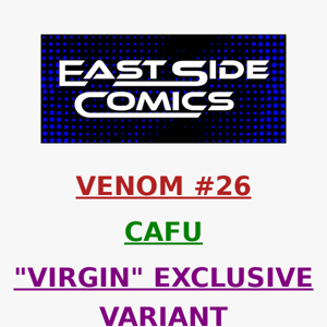 🔥 PRE-SALE LIVE in 30-Mins at 5PM (ET) 🔥 VENOM #26 CAFU "VIRGIN" EXCL 🔥 FIRST BLACK WIDOW VENOM 🔥LIMITED TO 400 W/ COA 🔥 TODAY (9/20) at 5PM (ET)