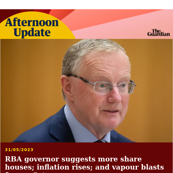 Slowing inflation lowers RBA rate hike chances | Afternoon Update from Guardian Australia