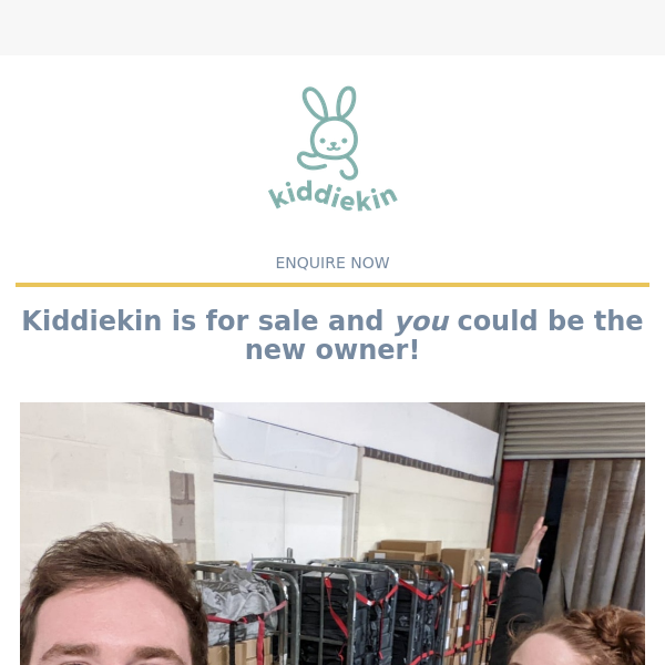 Are you the new owner of Kiddiekin?