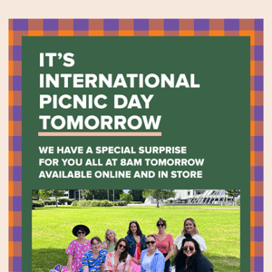 It's International Picnic Day Tomorrow! 🌸