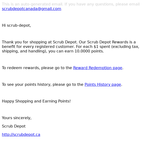 Welcome to Scrub Depot's Scrub Depot Rewards! - Scrub Depot