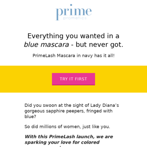 Everything you wanted in a blue mascara...