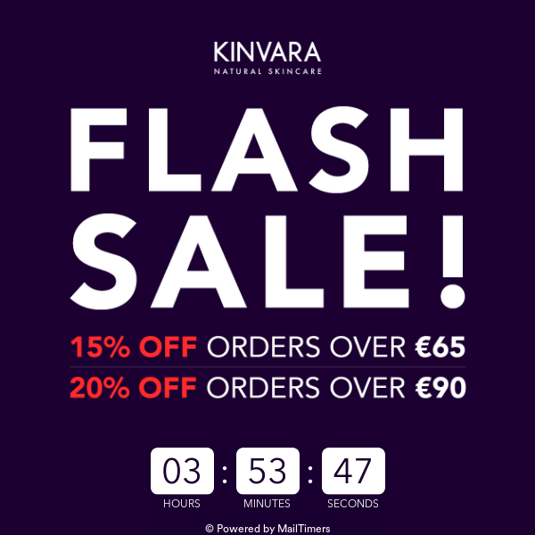 Only 4 hours remaining in our Flash Sale! ⌛🤩