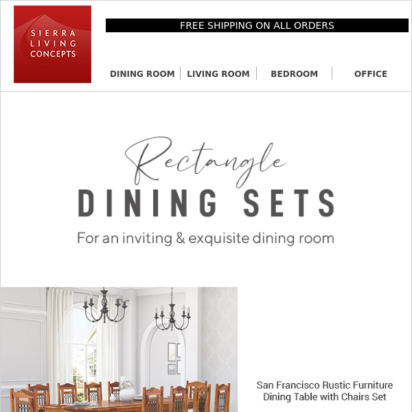 Timeless Rectangular Dining Tables and Sets »