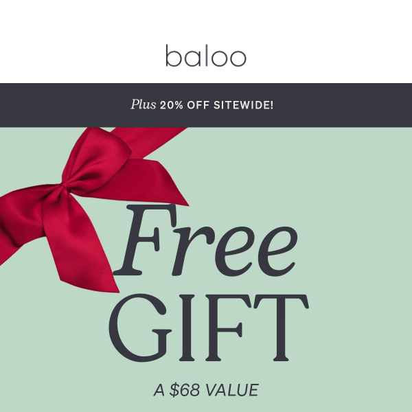 Your FREE Gift, $68 Value!
