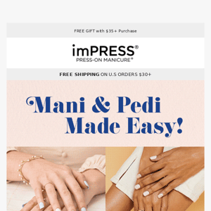 Find your perfect matching mani & pedi for spring! 💅