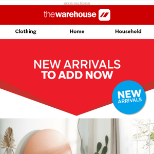 New products alert! Shop new arrivals