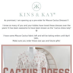 🤩CACTUS Dress Pre-Order !!