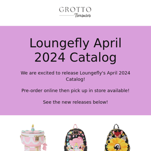 Loungefly APRIL 2024 Catalog is now available!