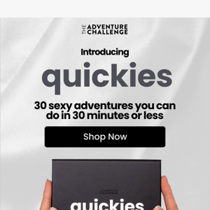 NEW PRODUCT: Introducing... QUICKIES