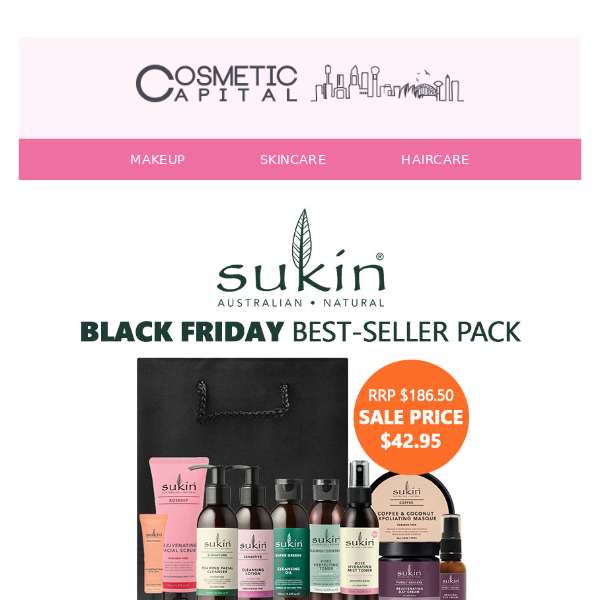 Hi, over 80% off Beauty Gift Sets! 🎉