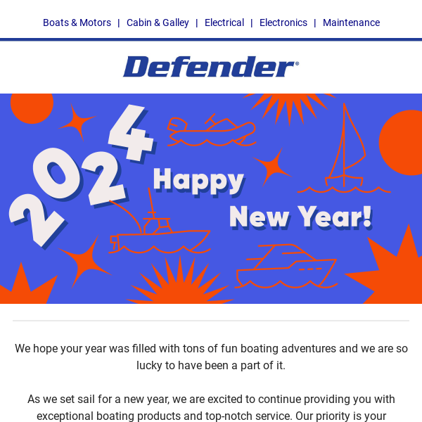 Happy New Year from Defender