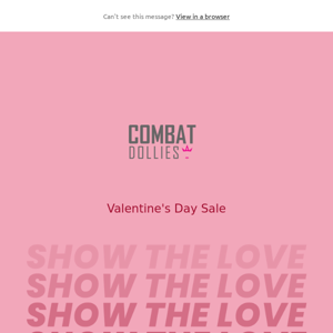 Valentine's Day Sale