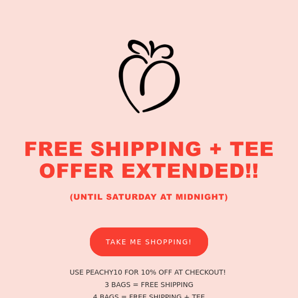 Peachy Discount Popup Example