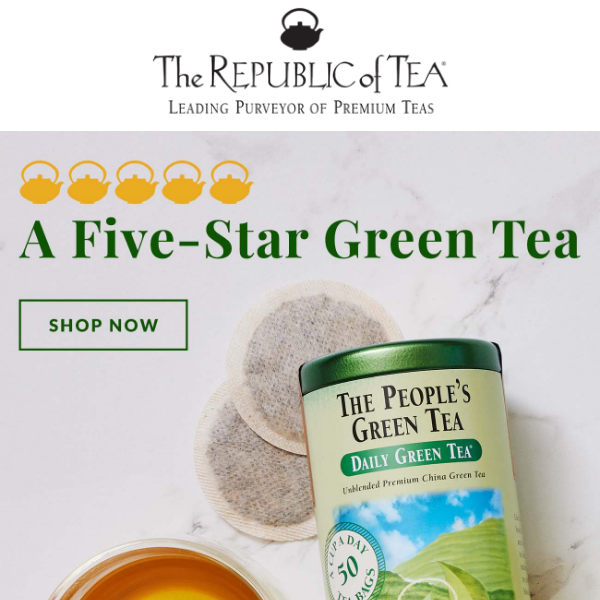 ⭐⭐⭐⭐⭐ Green Tea