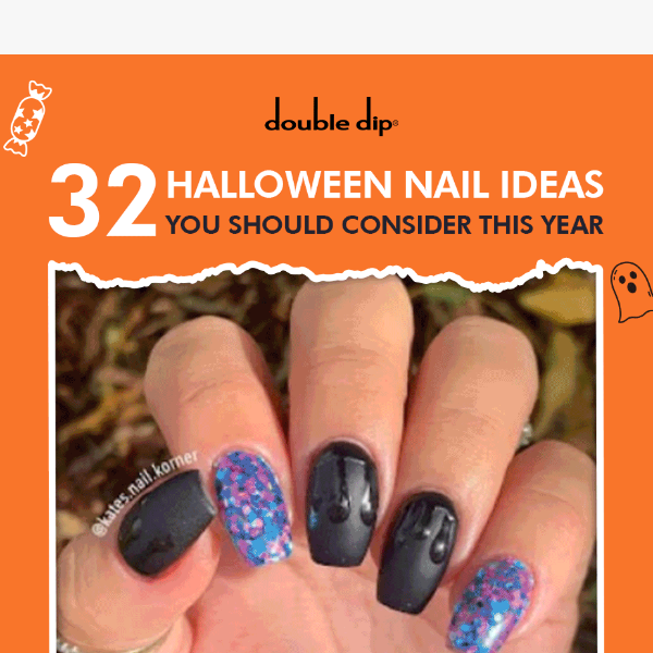 READ NOW 🕸️🕷️! Halloween Nail Art Ideas that you can do at home! 👀🔮