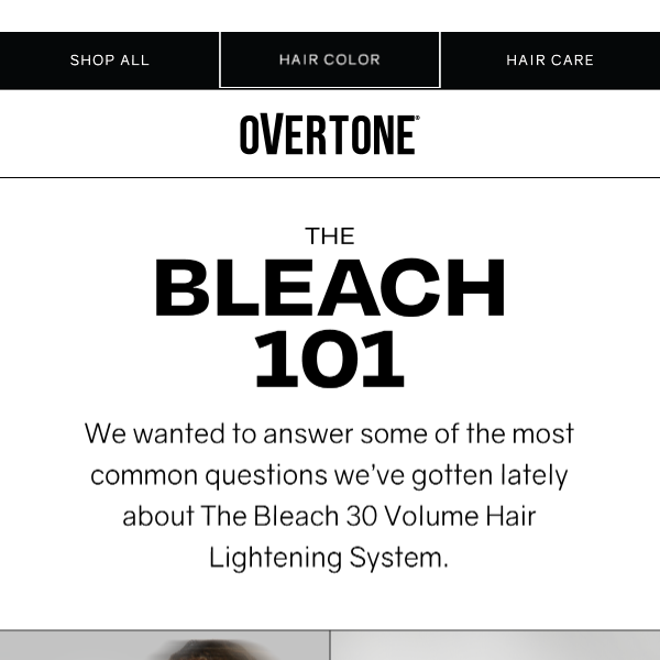 Your questions about The Bleach 30 Volume Hair Lightening System