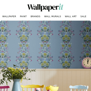 Dining Rooms | Conversation starting wallpapers.
