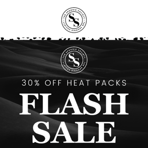 FLASH SALE 30% OFF HOT & COLD PACKS