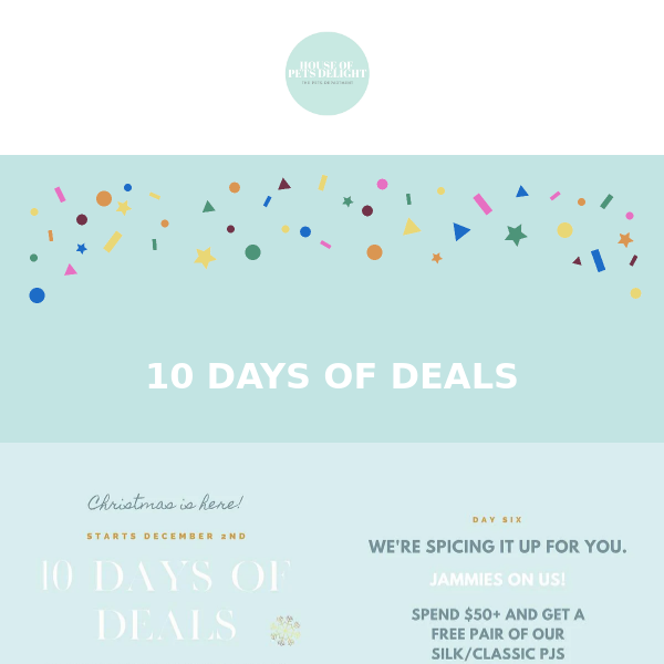 FREE PJS - 10 days of Christmas Deals - Day 6