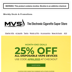 ✨Ends Midnight! 15% Off All Vaporesso & More!