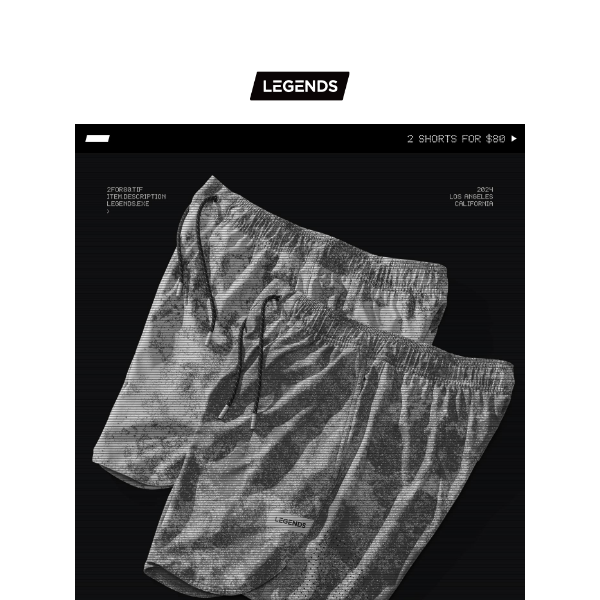 🚨 2 Shorts for $80 Live NOW 🚨