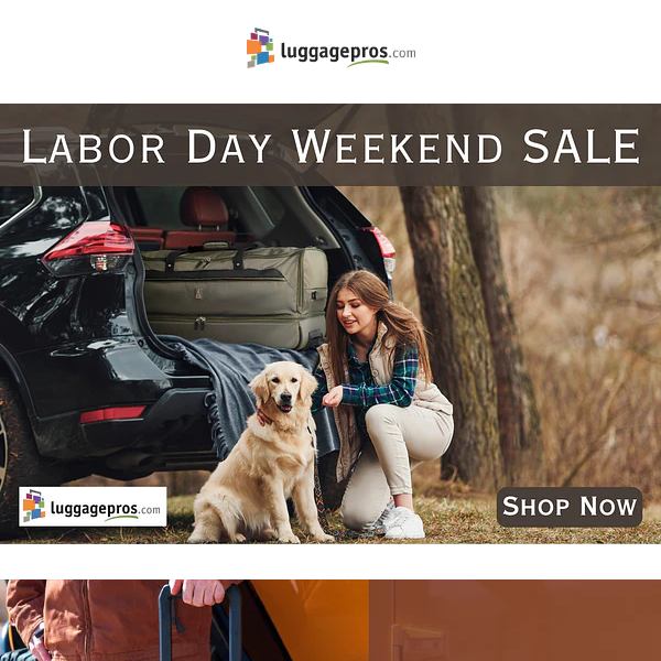 Huge Discounts for our Labor Day Weekend Sale