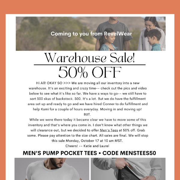 New Warehouse update and CLEARANCE SALE