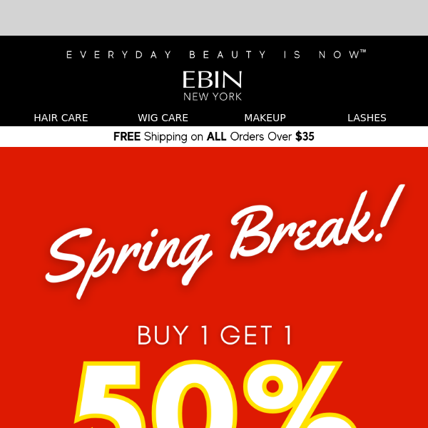 Spring Break Savings Inside! 🌸